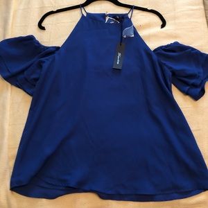 Cold shoulder Junior Royal Blouse